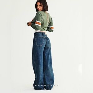 NEW Free People CRVY Gia Wide-Leg Jeans
